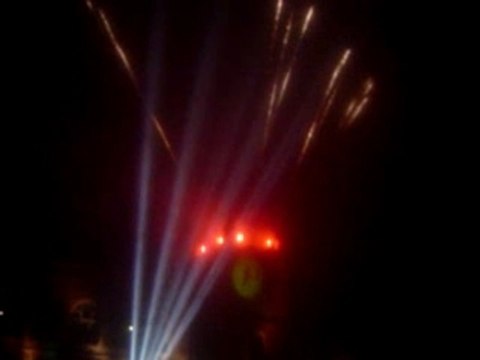 descente du pere noel a comines du beffroid