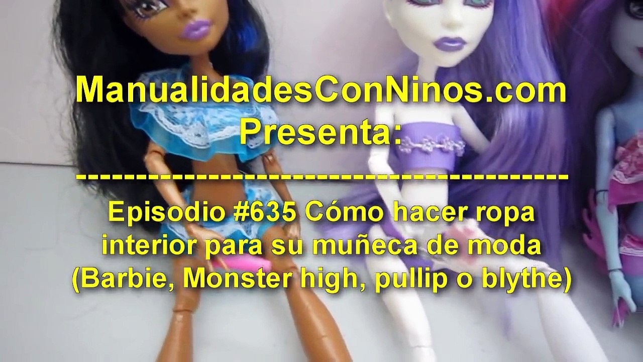 Manualidades para muñecas: Haz ropa para muñecas sin coser - manualidadesconninos