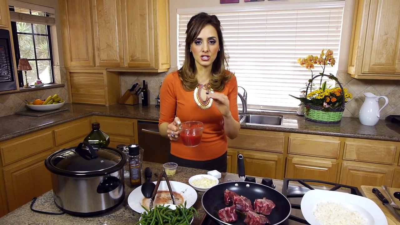 FASOOLYA/LOOBYA (Lamb & green beans) ARAB STYLE!