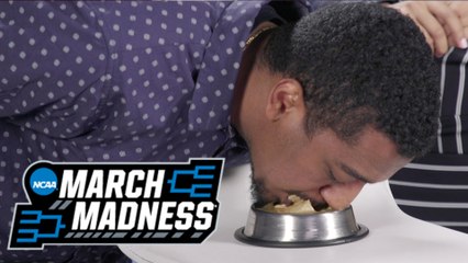 Watch: Matt FORCED To Eat Dog Food For Busted Bracket! | March Madness