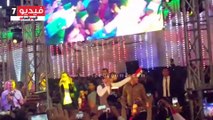 الآلاف من أهالى البحيرة يحتفلون بفوز السيسى برئاسة ثانية بحضور أحمد شيبة