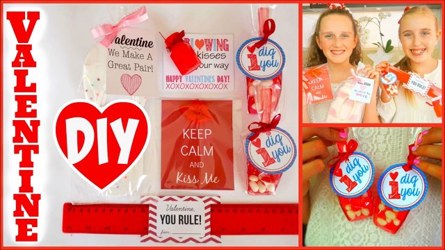 5 DIY Valentine Gift Ideas ❤️ Last Minute Gift EASY FREE Printables ❤️