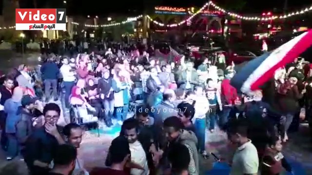 بورسعيد تحتفل بفوز الرئيس السيسى بفترة رئاسية جديدة