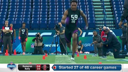 Télécharger la video: San Diego State DB Kameron Kelly's full 2018 NFL Scouting Combine workout