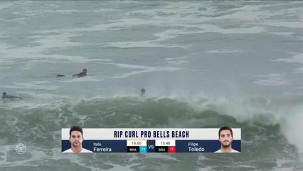 Adrénaline - Surf : Rip Curl Pro Bells Beach, Men's Championship Tour - Round 3 heat 10