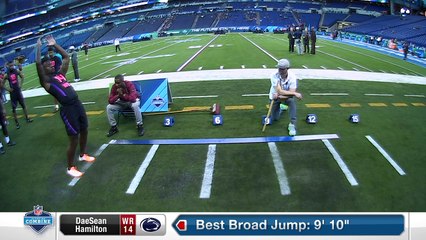 Penn State wide receiver DaeSean Hamilton's full 2018 NFL Scouting Combine workout