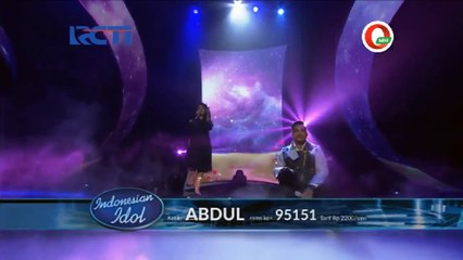 Abdul Ft Yura Yunita (Cinta dan Rahasia) | Live Indonesian Idol SPEKTA 13