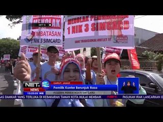 Pembatasan Sim Card, Pemilik Konter Berunjuk Rasa - NET 12