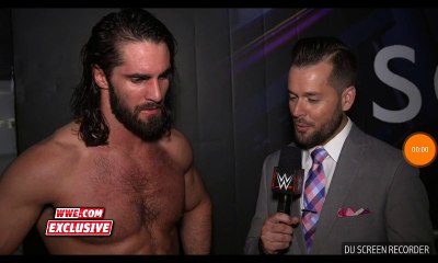 Seth Rollins Backstage Exclusive Raw 2 nd April 2018. K