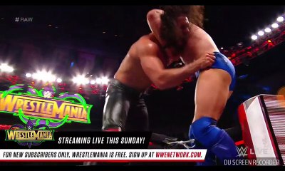 Seth Rollins Vs Finn Balor Raw ( 2nd April 2018.) K