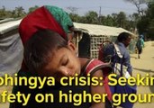 Rohingya Refugees Moved to Higher Ground Ahead of Bangladesh's Monsoon Season
