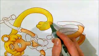 Sailor moon / Adventure time - Fan art | Copicmarker speed drawing