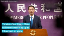 China To Impose Tariffs On U.S.