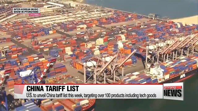 Trade tensions escalate between U.S. and China as Washington is set to unveil China tariff list this week