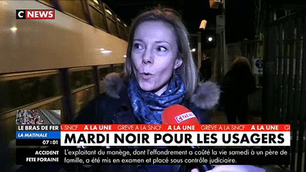 Premiers témoignages de franciliens qui n'arrivent pas à monter à bord de leur RER - Regardez