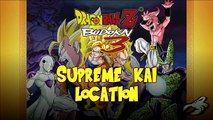 DRAGON BALL BUDOKAI 3 HD - SUPREME KAI LOCATION