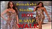 Indian Actress Sonakshi Sinha Hot | sonakshi hot in fashionable dresses | Malaika Arora Ramp Walk