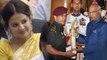 MS Dhoni honoured with Padma Bhushan Award by President Ram Nath Kovind | Oneindia News