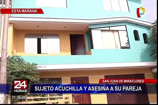 SJM: mujer fue asesinada por su pareja delante de su hijo de doce años