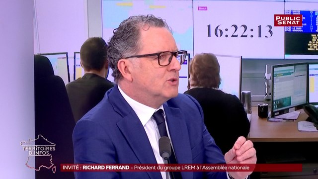 SNCF : Richard Ferrand fustige « les agitateurs qui veulent faire de l’anti-Macron primaire »