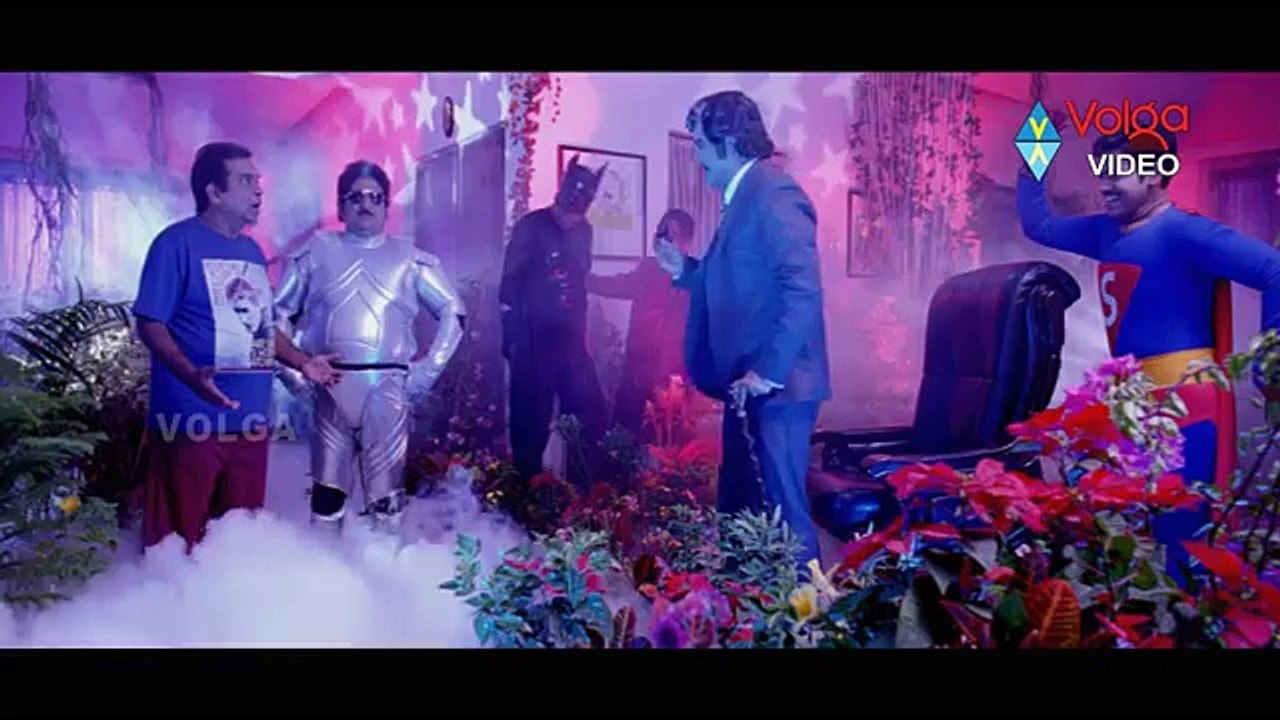 Baadshah Comedy Scene | War Between Padmanabha Simha & Jaya Simha | Brahmanandam, Nassar | HD