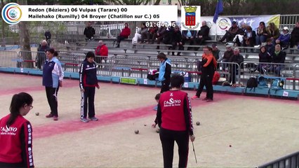 Demi-finales, huitième étape du Super 16 féminin, Bourg-Saint-Andéol 2018