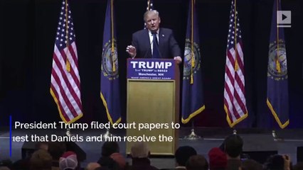 Trump Requests Private Arbitration in Stormy Daniels Lawsuit