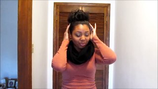 How To Get A Curly High Puff On Relaxed Hair (Fake the Natural Look)