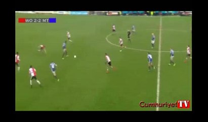 Yeşil sahalarda milyonda bir görülecek pozisyon golle bitti