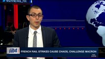 i24NEWS DESK | French rail strikes cause chaos, challenge Macron | Tuesday, April 3rd 2018