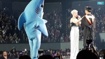 Katy Perry surprises a Filipino fan during her 'Witness' concert in Manila