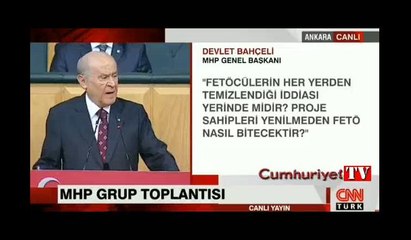 Devlet Bahçeli'den partililere slogan uyarısı