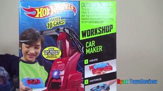 HOT WHEELS CAR MAKERS PLAYSET Toy for kids Ryan ToysReview