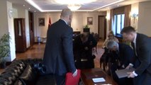 Başbakan Yardımcısı Çavuşoğlu, Pandeli Majko ile görüştü