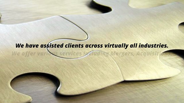 Mergers and Acquisitions Advisory and Consulting Firm