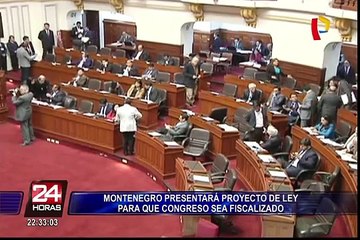 Gloria Montenegro presentará proyecto de ley para que Congreso sea fiscalizado