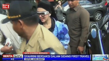 JADI SAKSI FIRST TRAVEL, INCES SYAHRINI SAMPAIKAN INI KE HAKIM