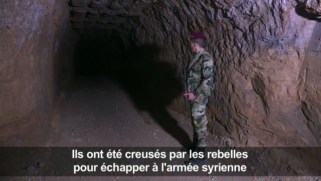 Ghouta: un labyrinthe de tunnels creusés par les rebelles