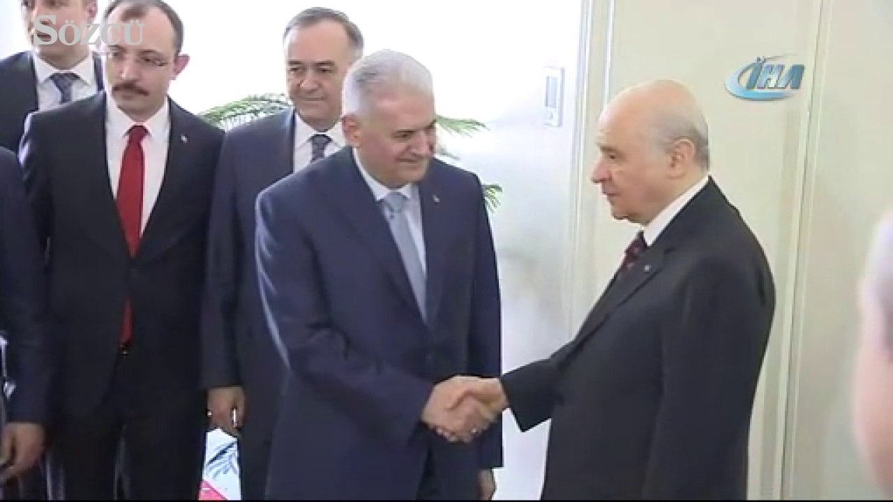Başbakan Yıldırım'dan MHP Genel Başkanı Bahçeli'ye ziyaret