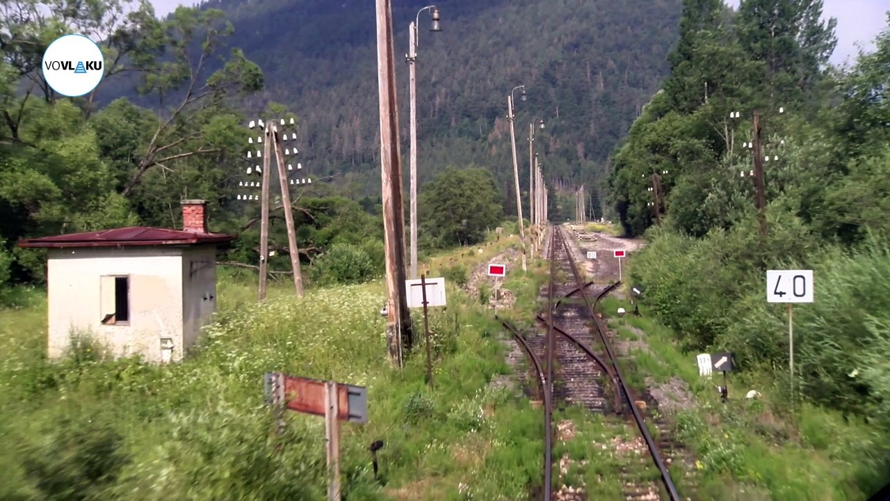 UNIKÁTNY VLAKOVÝ VIDEOPROJEKT: Z Červenej Skaly do Banskej Bystrice