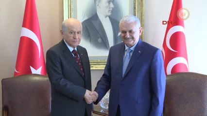 Başbakan Yıldırım, MHP Genel Başkanı Bahçeli Görüştü