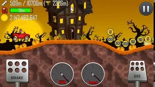 Hill Climb Racing: Haunted 2519 meters on Jeep