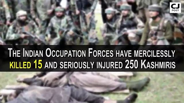 India used chemical weapons in Indian occupied Kashmir