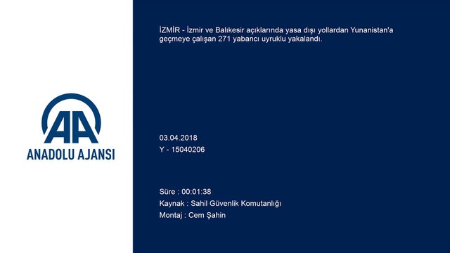 Ege Denizi'nde yasa dışı göçle mücadele - BALIKESİR