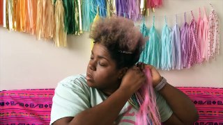 Watch Me Transform | Rainbow Box Braids Installation