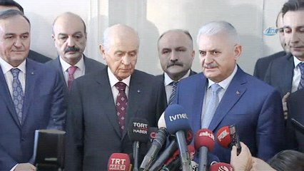 Başbakan Yıldırım: '18 Mart'taki kongreleri sonrası nezaket ziyareti ve tebrik etmek amacıyla ziyarette bulunduk'