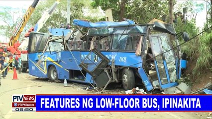 #PTVNEWS: Features ng low-floor bus, ipinakita
