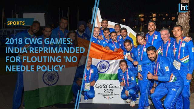 2018 CWG Games: India reprimanded for breaching 'no needle policy'