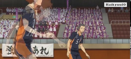Haikyuu Karasuno vs Shiratorizawa best moments