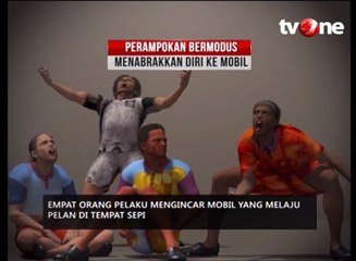 Modus Perampokan dengan Menabrakkan Diri ke Mobil